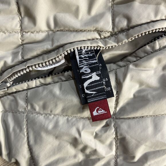 Quiksilver Jacket Boys Small Reversible Tan EUC‎ - Picture 6 of 16